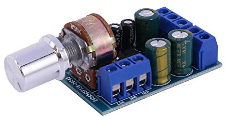 Swiixxer TDA2822 TDA2822M Mini 2.0 Canali 2x1w Stereo Amplificatore di Potenza Audio DC 5 V 12V Car Potenziometro Controllo del Volume Modulo