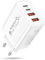USB C Ladegerät, 4 Ports Mehrfach Ladegerät, 40W Schnellladegerät PD 3.0 Power Adapter USB Netzteil für iPhone 16 15 14 Pro Max 13 12 11 SE 2020 XS XR 8 7, Samsung, Handys