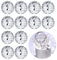 12 Stück Mini Discokugel Deko, Discokugel Klein, Glänzende Discokugel Deko für Weihnachtsbaum Hochzeit Geburtstagsfeier Dekoration Lichteffekt, Perfekte Kleine Discokugel für Deine Party
