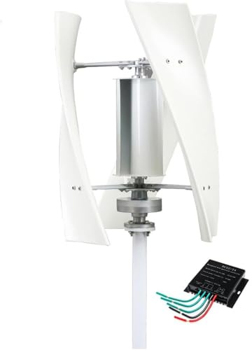 5000W Garten Vertikale Windturbinen Generator Kit, 12V/24V/48V/220V kleine dreiphasige AC Vertikale Windturbine mit MPPT Controller für Home Energy Supplementation