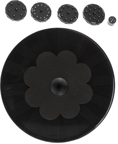 Toyvian Fontaine à Eau Solaire Flottante Pour Jardin Extérieur Mini Pompe De Fontaine Flottante En Plastique Installation Facile Pour Bassin Et Bain D'oiseaux