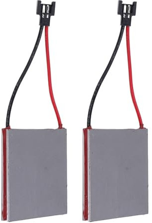 SEAFRONT Lot de 2 Ventilateurs de Cheminée en Graphite, Résistants aux Hautes Températures (227 °C), Alimentés par la Chaleur