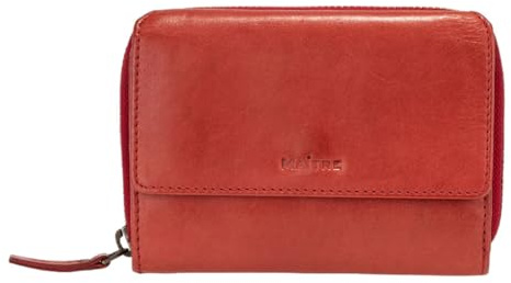 Maitre Leder Geldbörse Forst Dagrete Purse Red dunkelrot