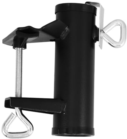 POPETPOP Support Parasol Extérieur Robuste Pince de Fixation Stable pour Balcon et Jardin Maintien Sécurisé Vent Installation Facile sans Outils