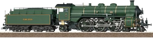 Märklin Trix H0 25435 Dampflokomotive S 3/6 „Hochhaxige“ Epoche I – Digital-Decoder, Sound, Rauchsatz, Metallausführung, LED-Beleuchtung, Gleichstrom Modelleisenbahn