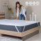 Sei Design wasserdichter Molton-Matratzen-Schoner 100% Baumwolle | wasserundurchlässige Matratzen-Auflage | Kochfest (160x200, einseitiger PU-Laminierung - ca. 200 g/m²)