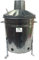 Small Medium Large 15L 60L 90L Litre Metal Galvanised Garden Incinerator Fire Bin Burning Leaves Paper Wood Rubbish Dustbin Shovel and Poker Made in U. K. (15L INC Onlly)