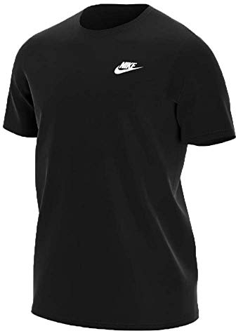 Nike Herren T-Shirt Sportswear Club, Black/White, 3XL, AR4997-013
