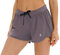 icyzone Damen Laufshorts Sport Hose Kurze Yoga Fitness Gym Shorts (S, Rauchiges Violett)