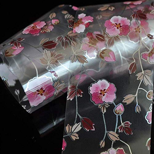 Nailart - Nagelfolie - Transferfolie - rose/silber/transparent - Blumen - 1400-151