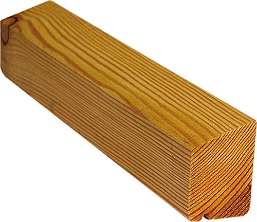 Gartenwelt Riegelsberger Querriegel Lärche angeschrägt mit Wasserabrissnut Zaunriegel 45x68 mm, 100 cm