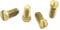 10-50Pcs M2/M2.5/M3/M4/M5 Brass Slotted Cheese Head Screw Brass Screw Brass Bolt,M2.5 50Pcs,8mm