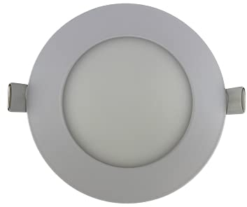 iq920 24 Volt LED Flächenleuchte, 6 Watt, tunable white, CCT, Spot z.B. Loxone, DMX, Comexio, KNX, dimmbar, Leuchte, (rund 122mm)