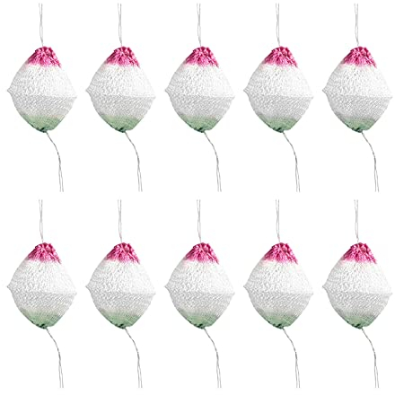Glühstrumpf für Gaslaterne 10/20 Stück Camping Glühstrumpf Lampenschirm Lampe Mantel Gaze Garn Docht Doppelkopf für Drucklampe/Gaslampe (10 Stück)