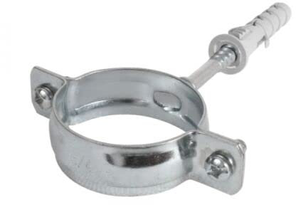 Metal Pipe Clamp with Screw - Tube Wall Holder Bracket - Gas Water Copper Hose. (2, 2)