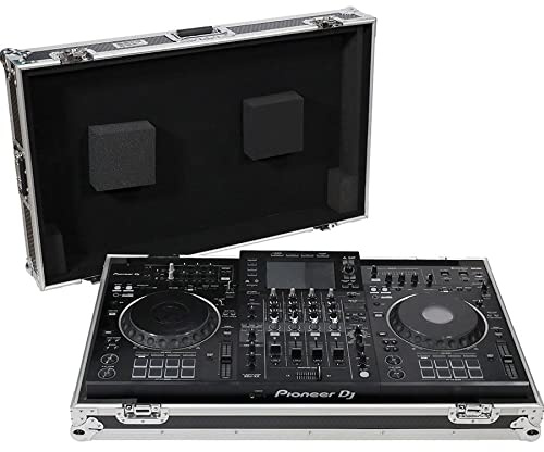 Walkasse WMC-PROXZMK2 Flight case Bajo perfil para Pioneer® XDJ-XZ (Plata) Ruedas