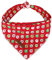 Lionet Paws Christmas Hunde Bandana Kopftücher Hundehalstuch Dreieckstuch für Kleine, Mittelgroße und Große Hunde Weihnachten