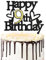 Sumerk Glitzer Happy 9th Birthday Kuchendekoration 9. Geburtstag Kuchendekorationen Partyzubehör für Jungen Mädchen - 1 Stück