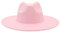 Faringoto Fedora-Hut für Damen, Winter, luxuriös, für Damen, rose, Einheitsgröße