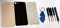 Replacement Back Glass for iPhone 8 Case Big Camera Hole Housing (White)