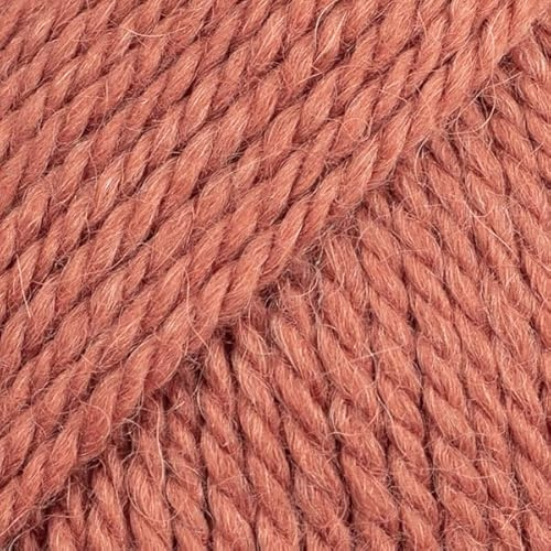 Superfine Alpaca and Peruvian Highland Wool Yarn Drops Nepal, 4 or Medium, Aran, Worsted Weight, 1.8 oz Ball - 82 Yards (8914 red Clay)