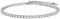 FOCALOOK Fußkettchen Zirkonia Armband Edelstahl Tennis Kette Damen Tennis Armband Tennisarmband 21CM Freundschaftsarmband Tennis Bracelet Schmuck Accessoires für Herren