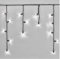 EMOS Connect System 3m Eisregen Lichterkette Profi, robuste Weihnachtslichterkette mit 50 LEDs, Erweiterungskomponent C (ohne Verbindungskabel und Adapter), IP44 für Innen und Außen, Kaltweiß, schwarz