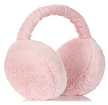 MAXPERKX Ladies Girls Winter Super Soft Ear Muffs Warmer Womens Earflaps Cosy Cold Fluffy Insulation Headgear Comfort Ear protection Noise reduction Earmuffs (Light Pink)