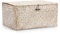 IGNPION Seagrass Storage Basket with Lid Woven Desktop Basket Bathroom Storage Organiser Box, Living Room Decorative Under Shelf Basket Multipurpose Storage Hamper(Whitewash,XL)