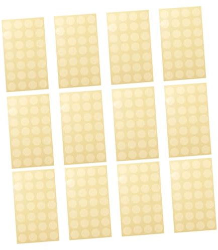 SHINEOFI 12blätter Lochverstärkungsaufkleber Selbstklebend Für Papier Loseblatt-lochverstärkungsetiketten Lochschutz Für Ordner Und Bücher