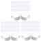 Healeved 3600 Stk Perlmuster-make-up-entferner Baumwolle Wiederverwendbar Linette Make-up-reinigungsmatte Lidschatten-reinigungspads Make-up-reinigungspads Hautpflege Kapsel Maske Abs Vlies