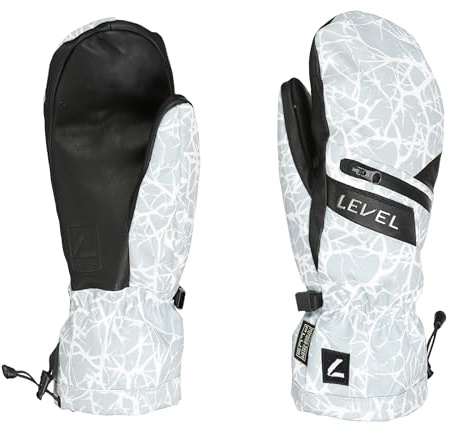 Level Switchback Mitt - Ski und Snowboard Handschuhe Herren, mit Stulpe und Tasche, Winterhandschuhe Herren Wasserdicht für Extreme Kälte, Atmungsaktiv, Thermohandschuhe, Fäustlinge Herren - 1 Paar