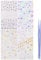 4 Sheets 5D Flower Nails Art Stickers Self-Adhesive Nails Decals Nails Stickers With Tweezer Nails Art Decorations
