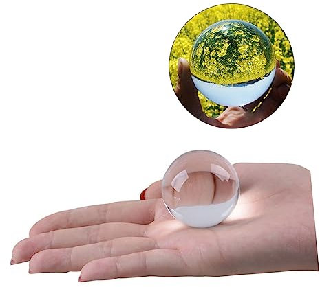 DECHOUS Kristallkugel Meditation 4 cm Massive Kugel Für Fotografie Jonglieren Keine Makel