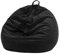 Large Black Corduroy Bean Bag Chair for Comfortable Lounging Adult Jumbo Cord Beanbag for All Ages 70cm x 80cm No Filling