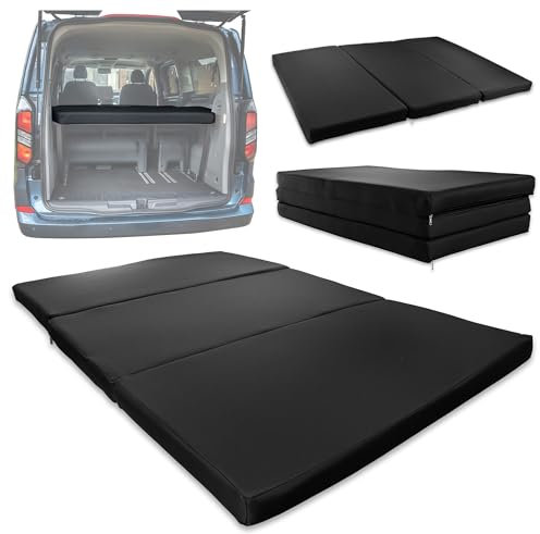 CHROMEMASTER | Kompatibel mit Ford Tourneo Custom II 2023+ | Auto Matratze, Faltmatratze, Klappmatratze | Bequeme Übernachtung im Auto; Nützliches Zubehör für den Wohnmobil Während der Reise