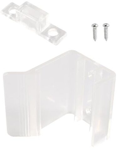 Loquet de porte coulissante pour miroir – Serrure de porte coulissante avec vis de placard, loquet de porte de placard | Verrou de porte coulissante pour placard miroir | Accessoires de rechange