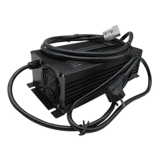 XIAOCLI 2000W 29.2V 50A Chargeur Rapide 24V 50A LiFePO4 Chargeur for 8S 24 V Fer Phosphate LFP AGV Chariot élévateur Voiture de Tourisme RV Bateau Batterie(Alligator Clip)