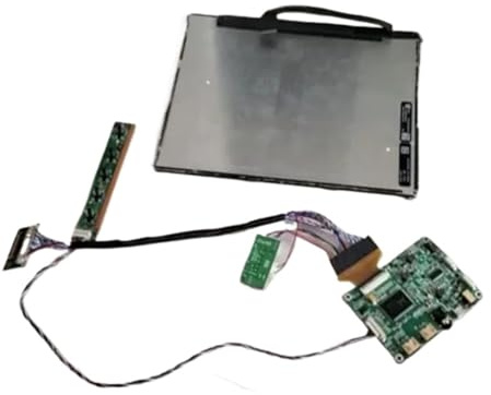 9,7 Zoll 2K LP097QX1 LTN097QL01 LCD-Bildschirm DIY Arcade-Display, Kompatibel Mit IPad 3 Und IPad 4, A1416 LED HDMI+VGA Controller-Treiberplatine Monitorteile(2xH Board and 2K LCD)