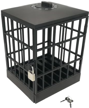 QLECXZI Handy Mobile Phone Lock For Reducing Gaming Addiction Youth Encourages Balanced Screen Time Mobile Phone Lock Box Kid Addiction Locking 6 S Smartphone Box Excessive Jail Prison