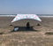 Tenda grande della spiaggia di Neso Tents, alta 2,1 metri, 2,7 m (9 piedi) x 2,7 m (9 piedi), angoli rinforzati e tasca più fresca (Fenicotteri)