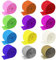 DECARETA 30 Rollen 12 Farben Kreppbänder Buntes Krepppapier Dekoratives Seidenpapier Crepe Paper Kreppband für Geburtstagsparty, Hochzeit, Wanddeko Party Feier Weihnachten
