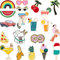 20 Pièces Ensemble d Épinglette en Émail Mignonne Broche de Dessin Animé Insignes Broches pour Vêtements Sacs Vestes Accessoire Artisanat de Bricolage (Ensemble de style 1)