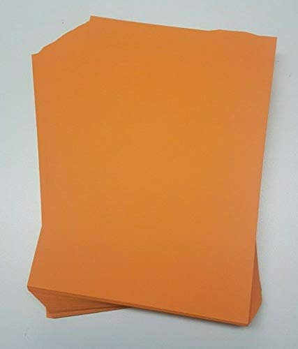 Stella Crafts Karton, A4, 240 g/m², 297 x 210 mm, Orange, 20 Blatt