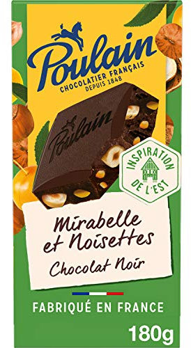 Poulain Chocolat Inspiration de l'est Noir Mirabelles/noisettes 180 g