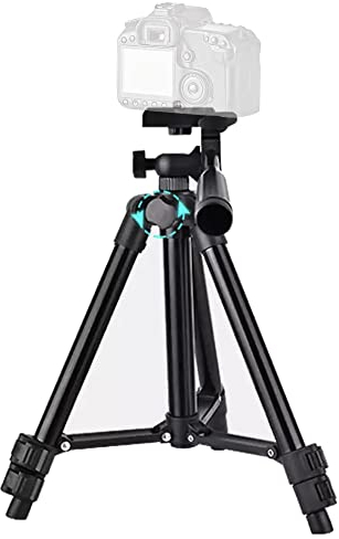 TronicXL Trípode de Mesa de 30 a 60 cm para cámara réflex Digital cámara Web Compatible con Logitech Samsung Sony Nikon y Canon trípode de Mesa Cabezal panorámico con manivela para Streaming