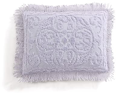 Beatrice Home Fashions Medallion Chenille-Tagesdecke, Standard-Kissenbezug, Lavendel