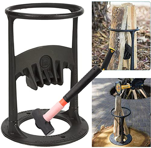 Holzspalter Manuell - Manueller Holzspalter - Spaltwerkzeug - Brennholzanzünder - Handschneider Holzknacker Für Camping Home - Brennholz sicher und einfach spalten,A1
