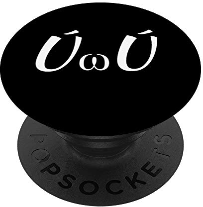 uWu Kawaii süßes Gesicht Meme PopSockets mit austauschbarem PopGrip