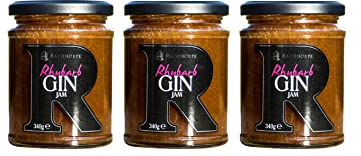 Rhubarb Gin Jam x 3 Jars by Raisthorpe Manor